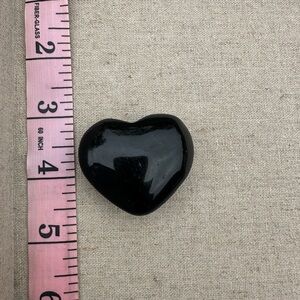 Black Obsidian Heart-Shaped Stone